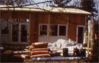 THE CLADDING GOES ON