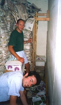 ANDY LANNIN AND MARK HUTTON IN PAPER STORE