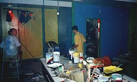 PAINTING LATE AT NIGHT